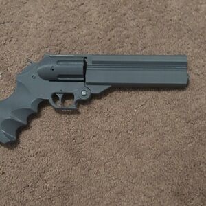 Gray Revolver prop Gun 45  3d printed